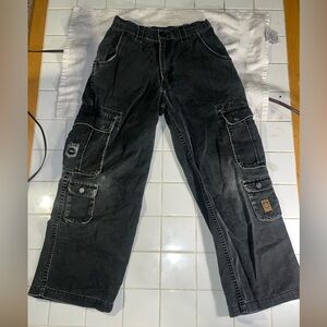 JNCO vintage RARE GRAIL Commando Army Twill Cargo Pants Boys size 14